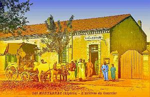 Montagnac - Arrivee du courrier